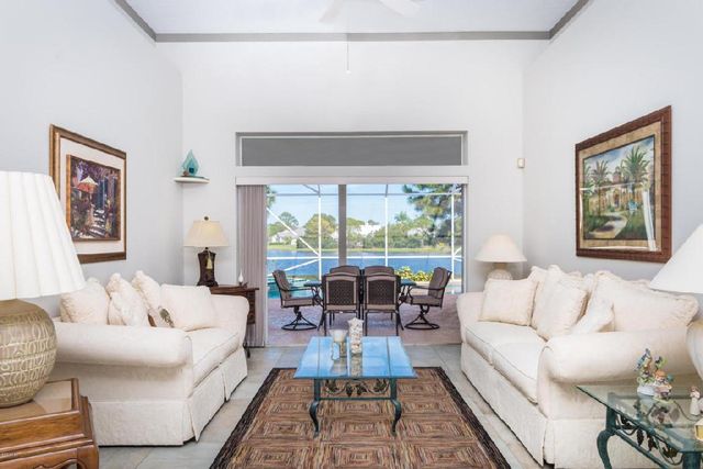 Beautiful Pool and Lake Views from the Living Room