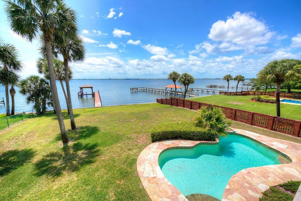 Pool, Backyard, and River