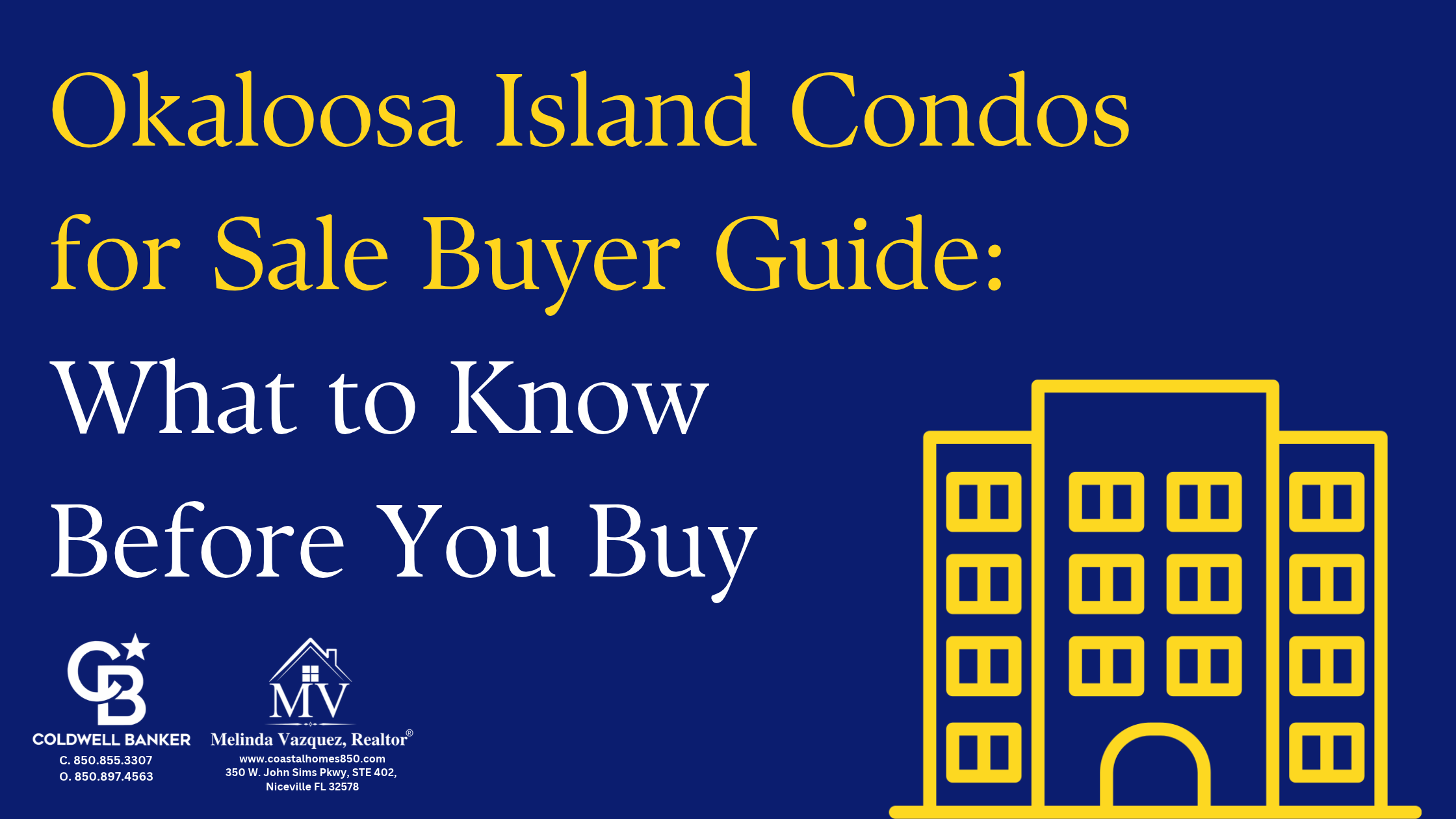 Okaloosa Island Condos for Sale Buyer Guide: What to Know Before You Buy