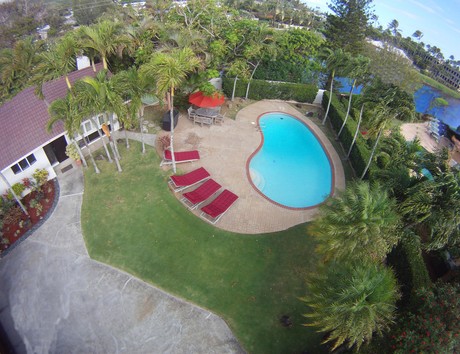 canal front home in beachside