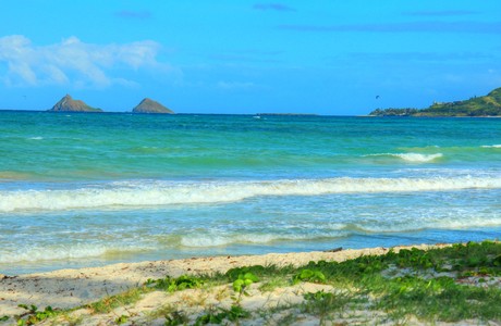 mokulua islands & kailua beach from kailuana place
