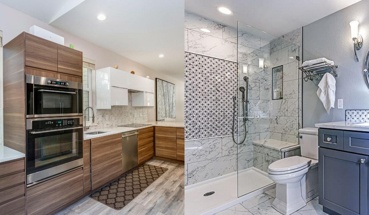 Refresh the Kitchen and Bathrooms