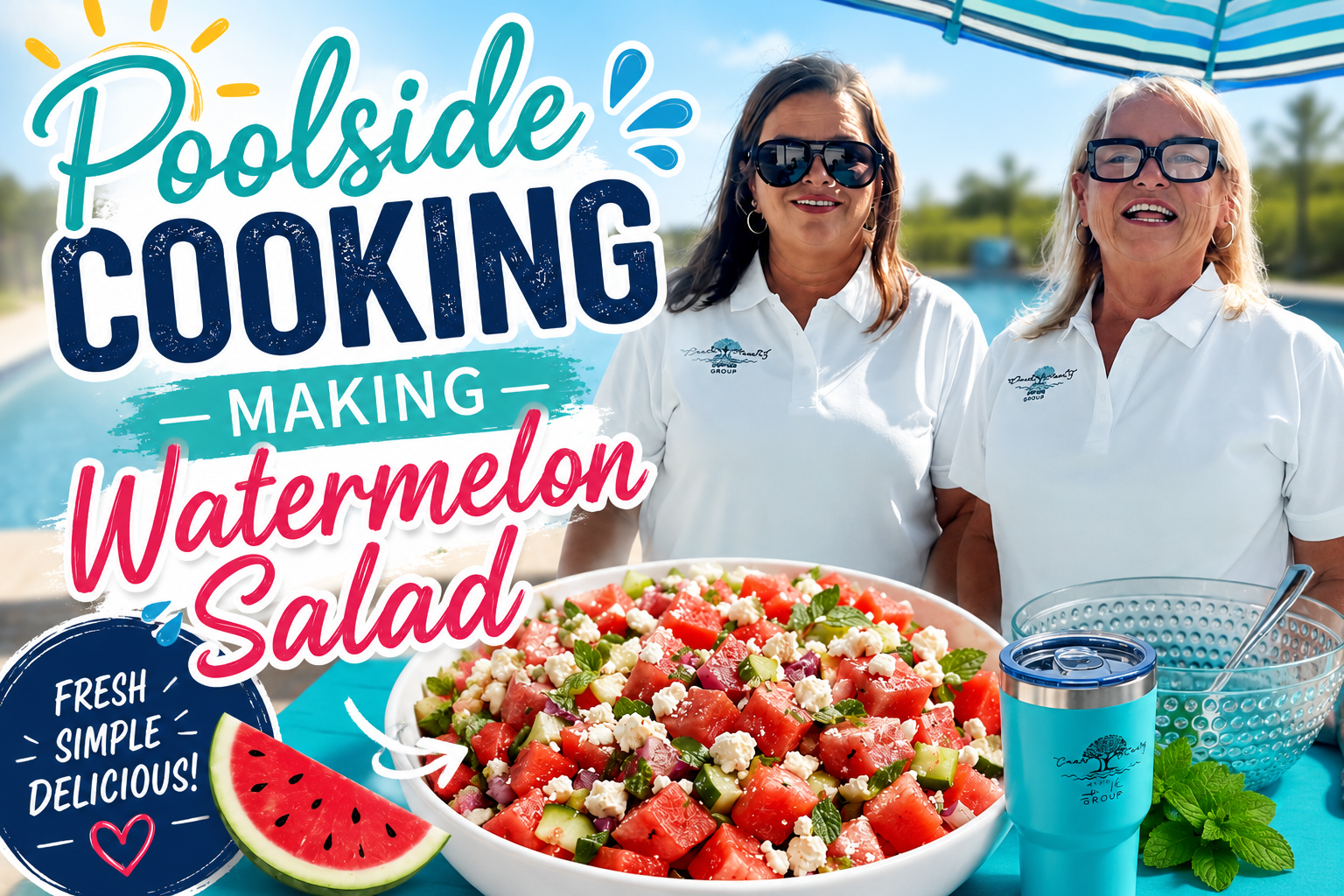 Creekside Cooking with Coast to Country Group - Watermelon Salad