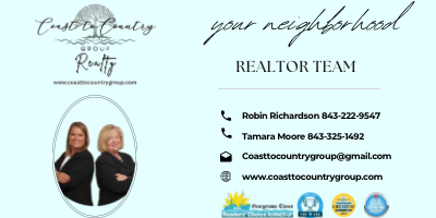 Coast to Country Group Realty business card and contact information