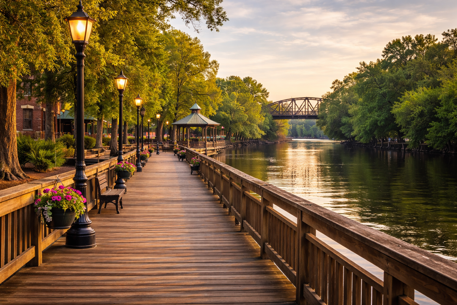 charming.peaceful.small town vibes