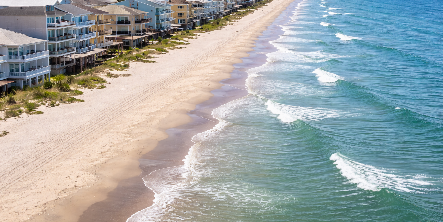 Garden City Beach is known for its beautiful stretch of wide sandy shoreline lined with a mix of oceanfront condos and classic raised beach homes. From low-rise condominium buildings offering panoramic Atlantic Ocean views to spacious beach houses designed for entertaining and rental income, the oceanfront here offers something for every lifestyle. Many properties feature large balconies, covered porches, and direct beach access, allowing homeowners to step from their deck straight onto the sand. Whether you're searching for a vacation getaway, investment property, or full-time coastal residence, Garden City Beach oceanfront real estate delivers both charm and value along South Carolina’s scenic South Strand.