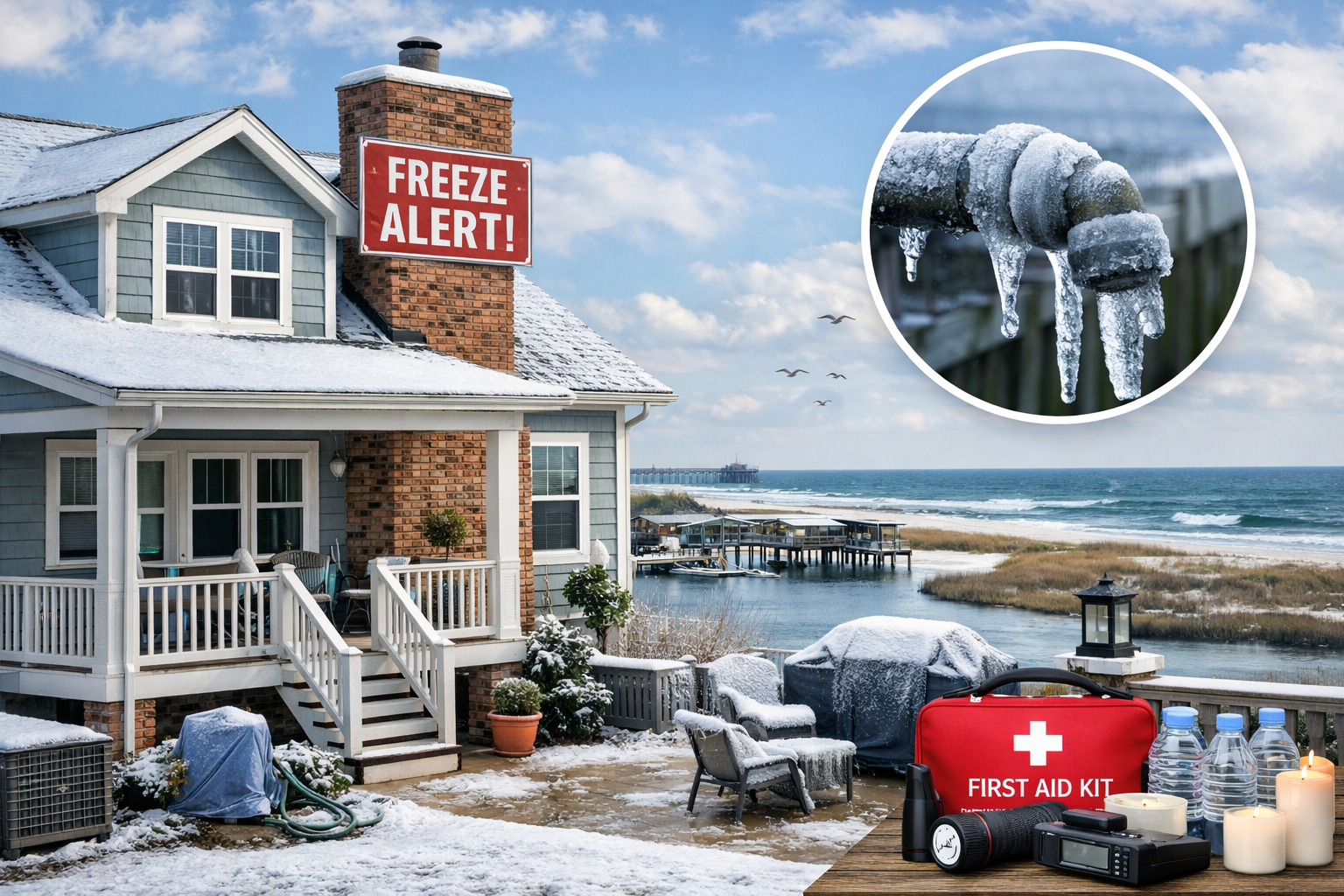 coastal South Carolina winter weather preparation tips