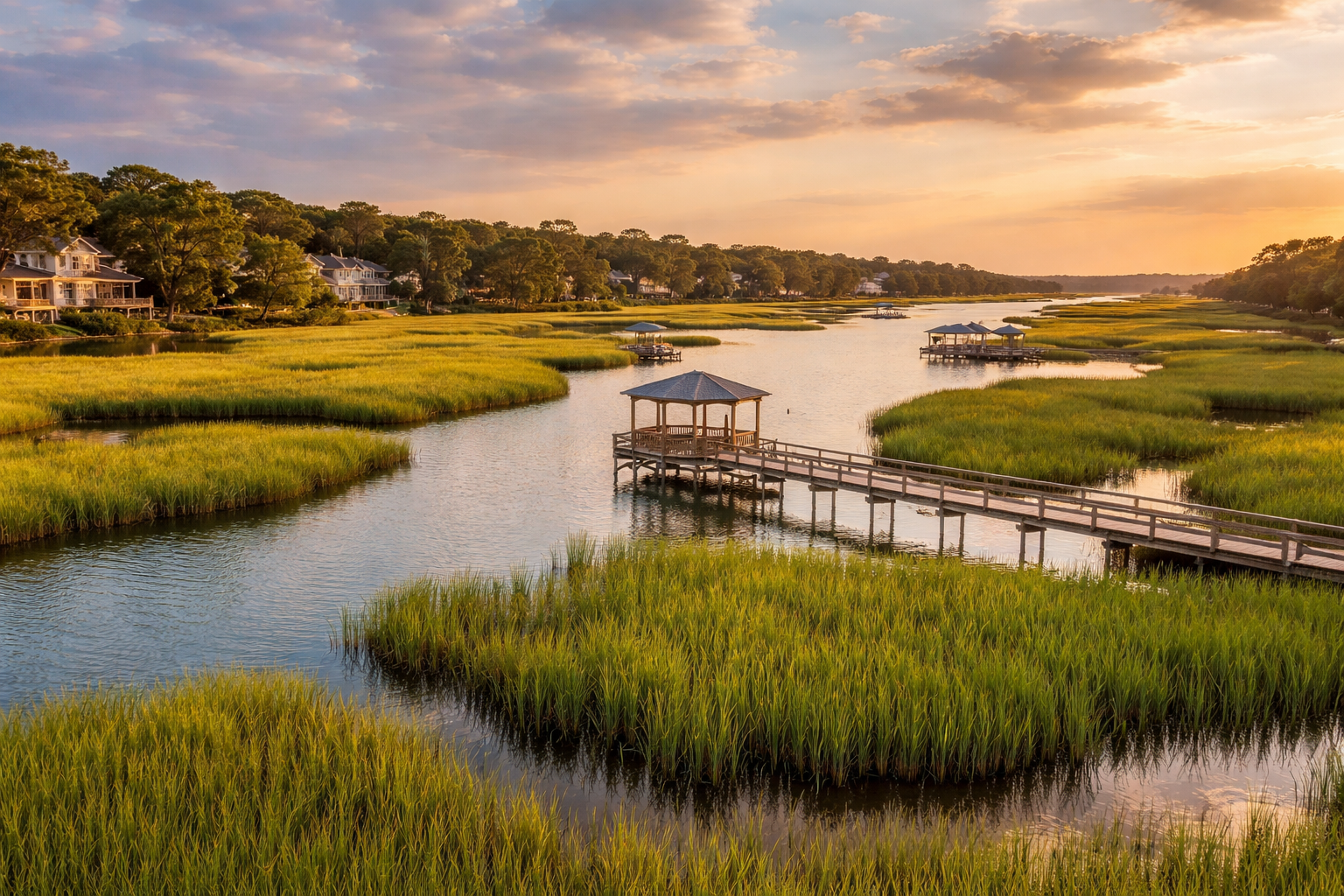 waterfront property along the south Carolina Coast offering relaxation, fun, boating and so much more