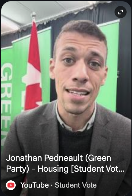 Green party co-leader interview