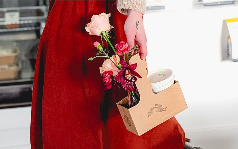 White rabbit coffee, coffeeshop, coffee roaster, roasterie, cafe, Botanists Daughter florist, floral, flowers, bouquets, local businesses, shop local, artisan, artisanal