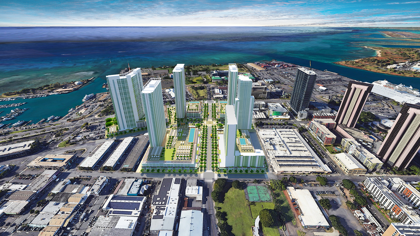 Our Kakaako   2 Aerial From Ma Uka2 