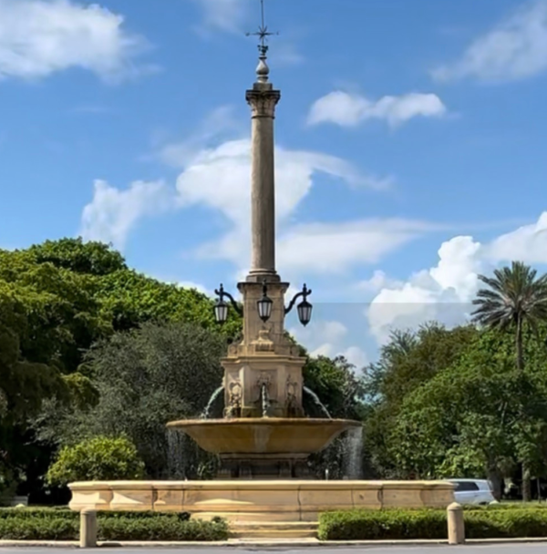 Coral Gables Granada Blvd Fountain