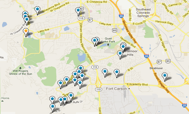 fort carson base map