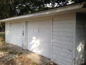 garage before paint