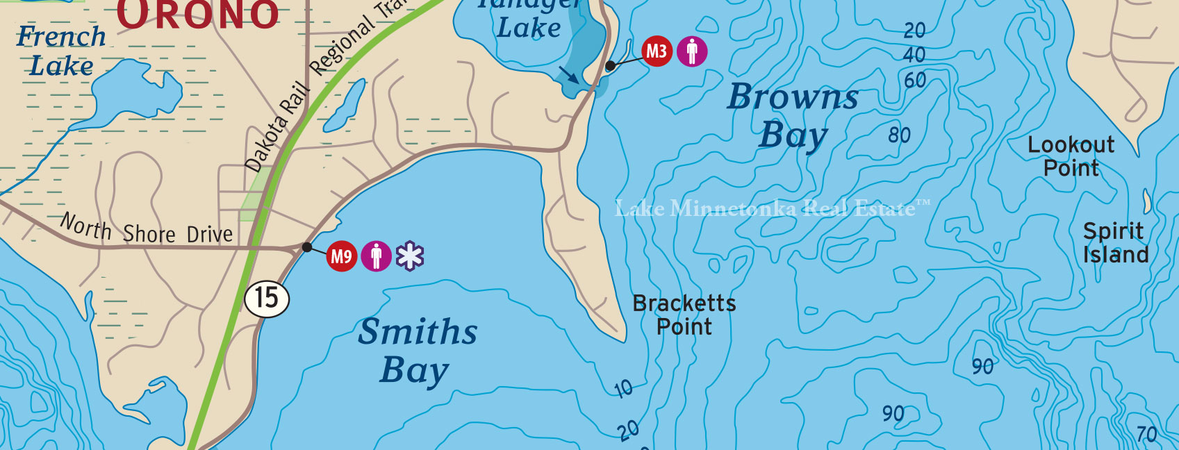 Bracketts Point Lake Minnetonka
