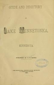 Guide and Directory of Lake Minnetonka, Minnesota original title page