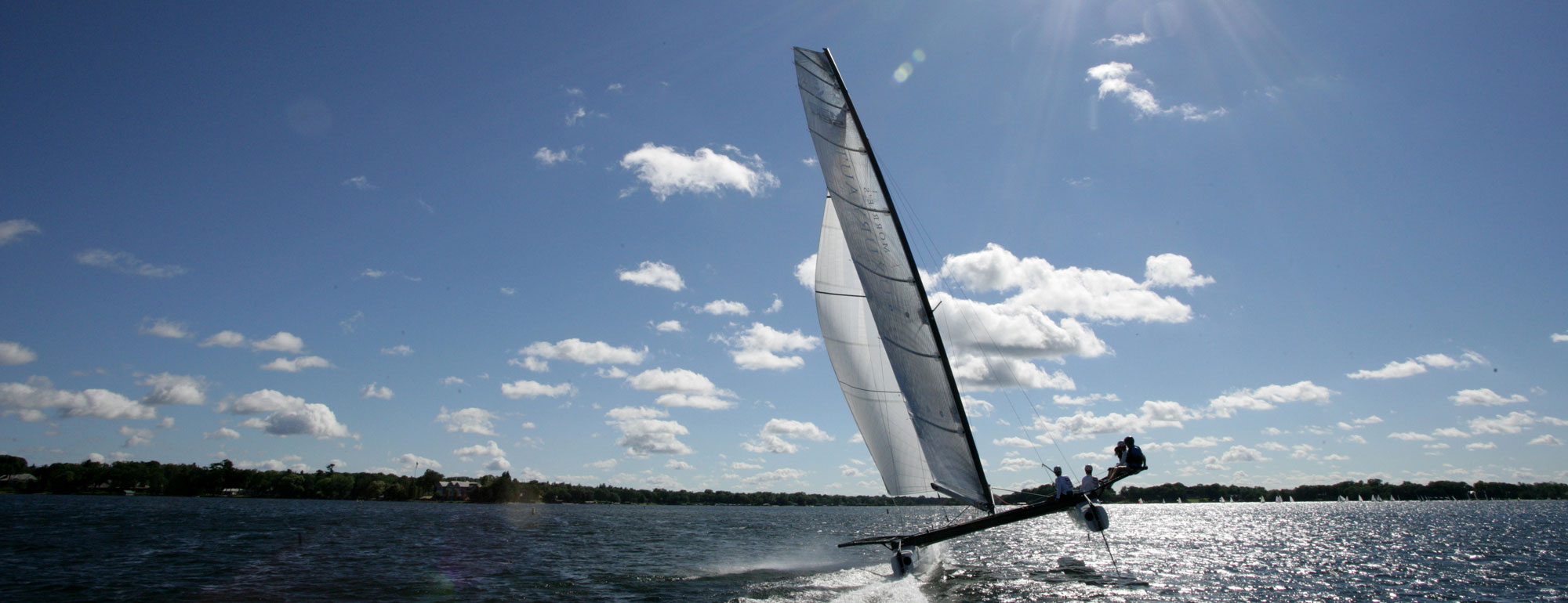 Sailing on Wayzata Bay