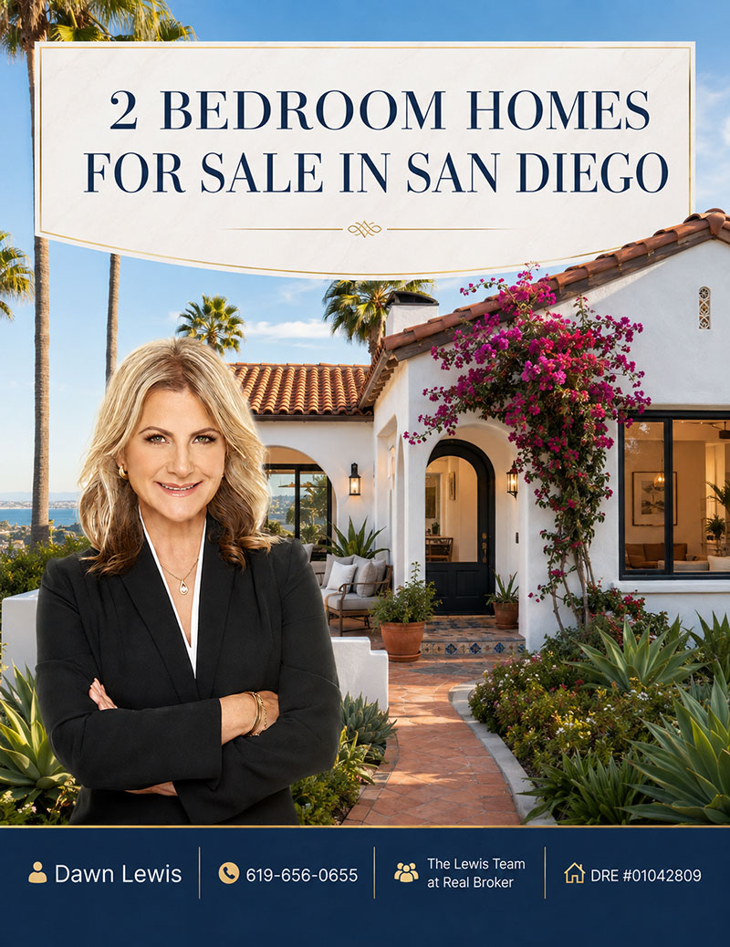 2 bedroom homes for sale in San Diego