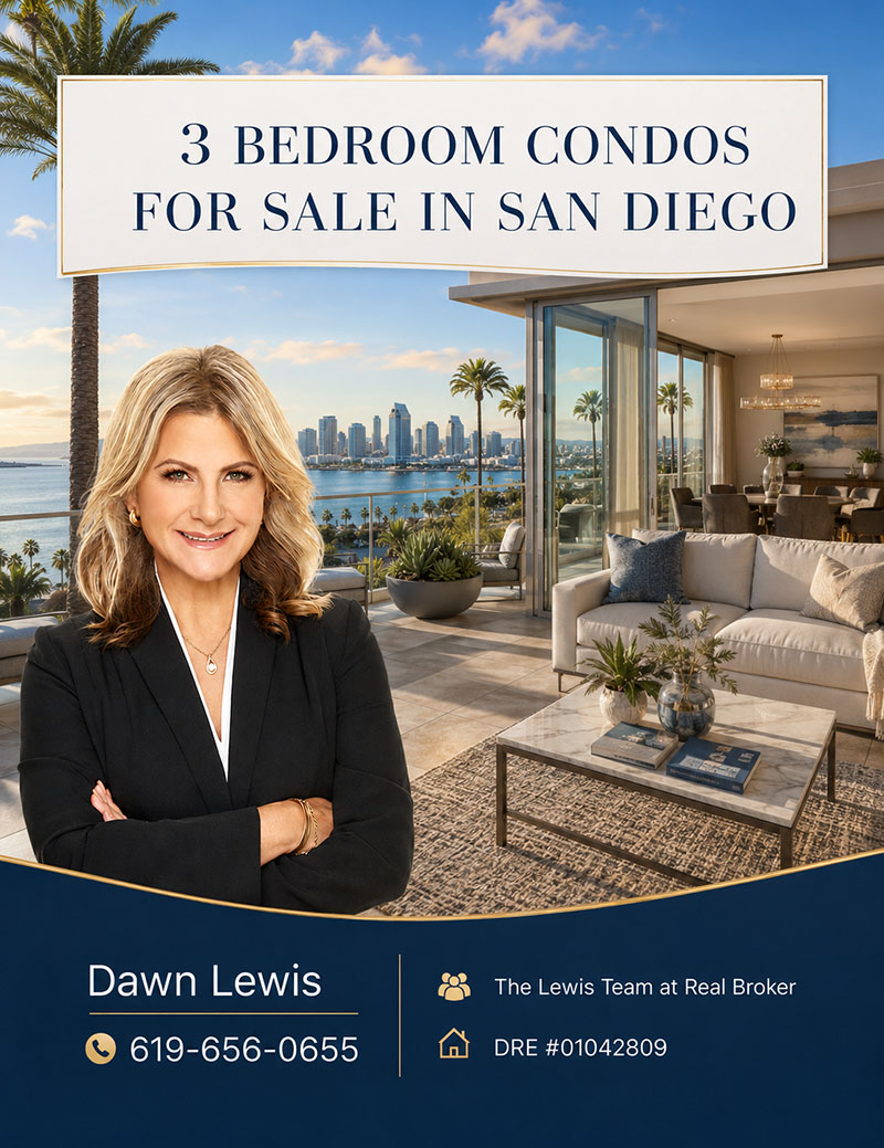 3 bedroom condos for sale in San Diego