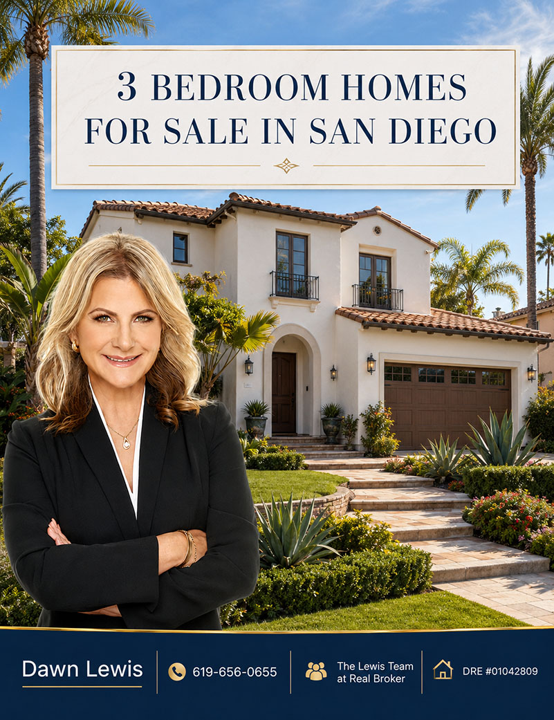 3 bedroom homes for sale in San Diego