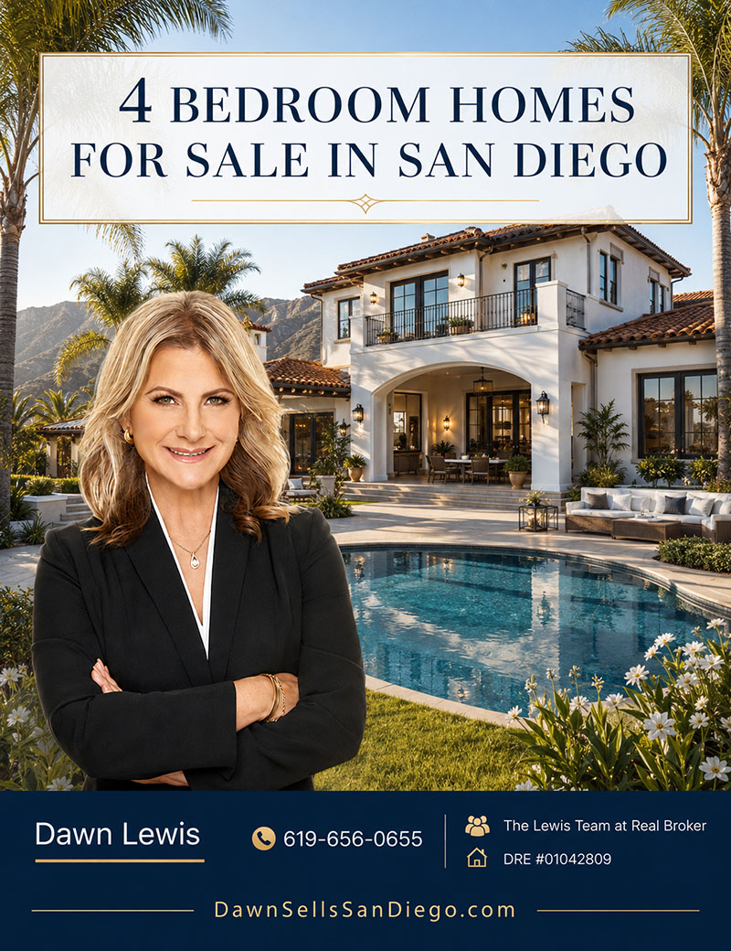 4 bedroom homes for sale in San Diego