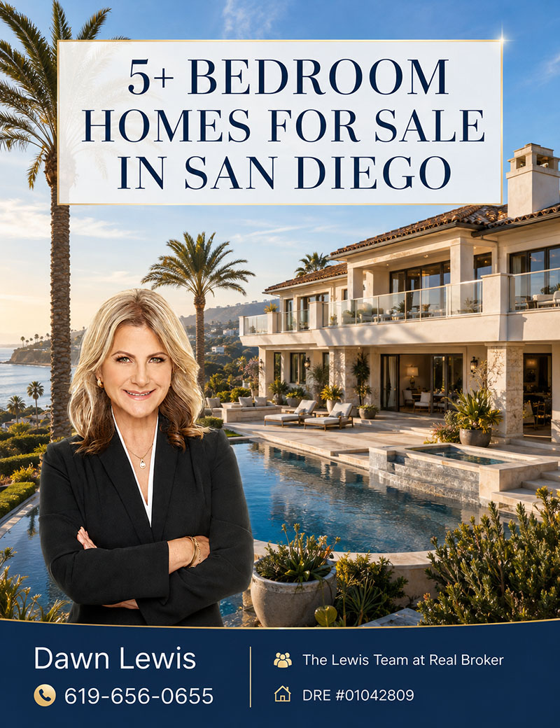 5 bedroom homes for sale in San Diego