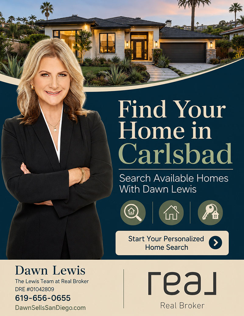 Buy a home in Carlsbad top real estate agent