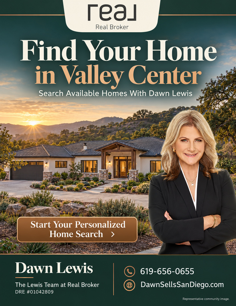 Buy a home in Valley Center North County San Diego Inland