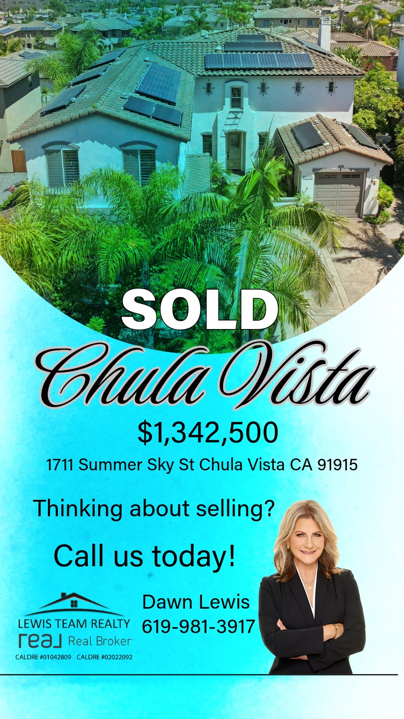 Chula Vista Home Sold in Winding Walk Otay Ranch Real Estate