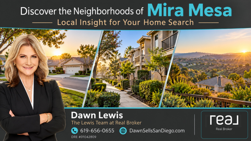 Discover the neighborhoods of Mira Mesa to buy a home in