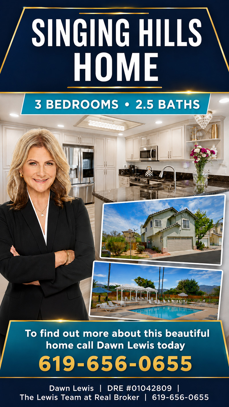 El Cajon Real Estate East County San Diego Home for Sale in Singing Hills