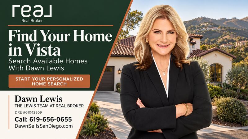 Find a home in Vista Top Real Estate Agent in Vista