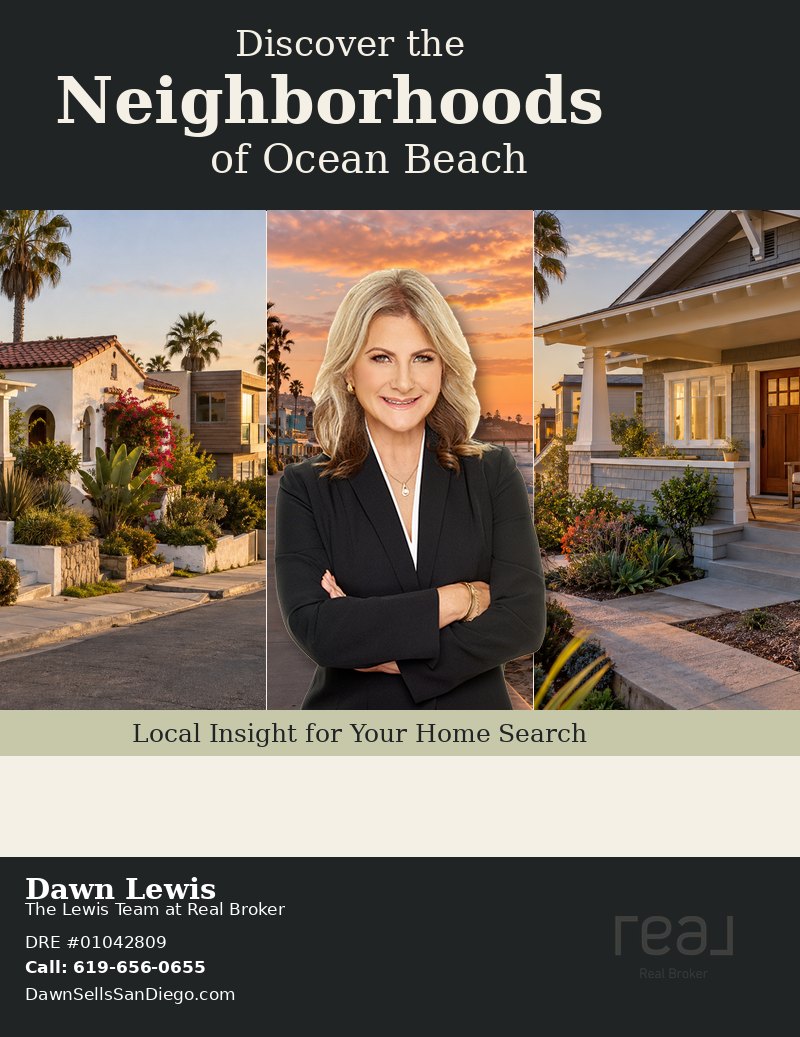 Find a neighborhood in Ocean Beach San Diego to buy a home in