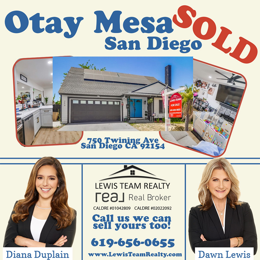 Home in Otay Mesa Sold by top Real Estate Agents in Otay Mesa