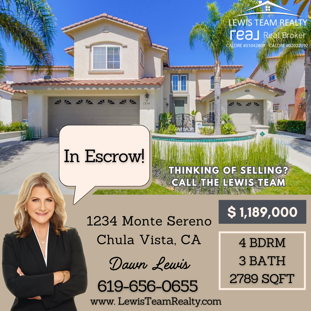 Monte Sereno in Escrow