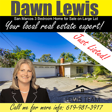 Just Listed San Marcos Home by Dawn Lewis San Diego Realtors