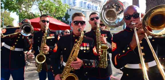Marine Band Little Italy San Diego 2019