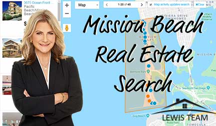 Mission Beach Real Estate Search by Map
