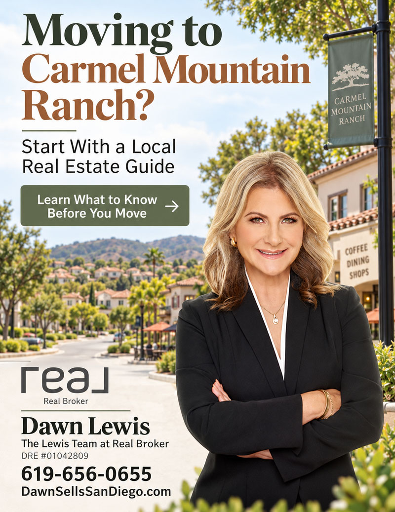 Moving or relocating to Carmel Mountain Ranch Top Real Estate Agent