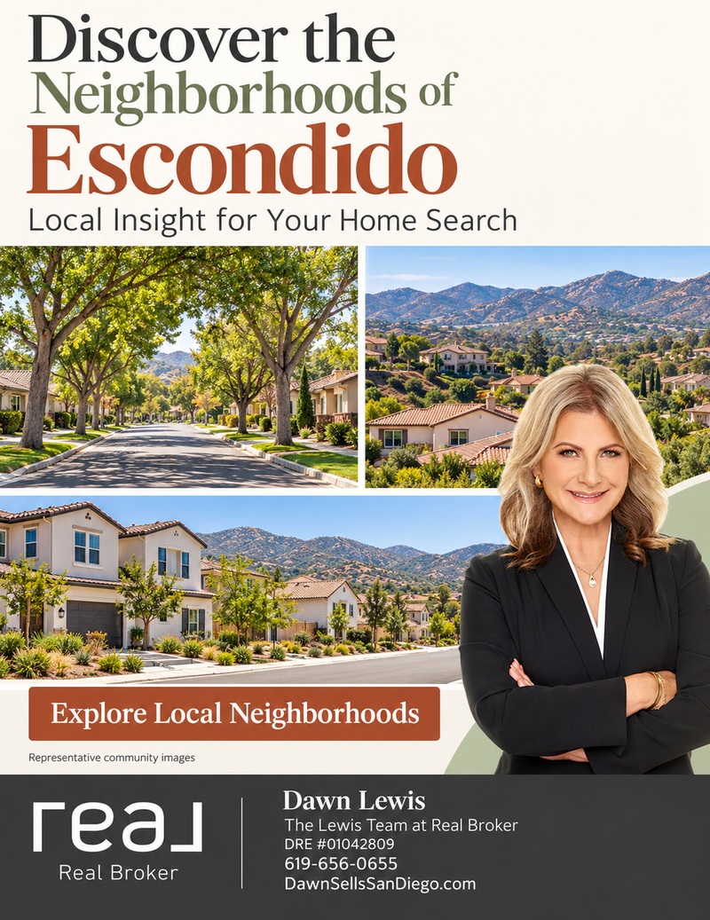 Neighborhoods in Escondido to buy a home or condo in