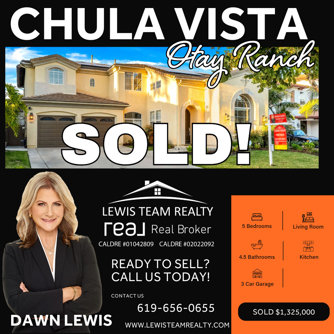 Otay Ranch Chula Vista Real Estate SOLD 2025