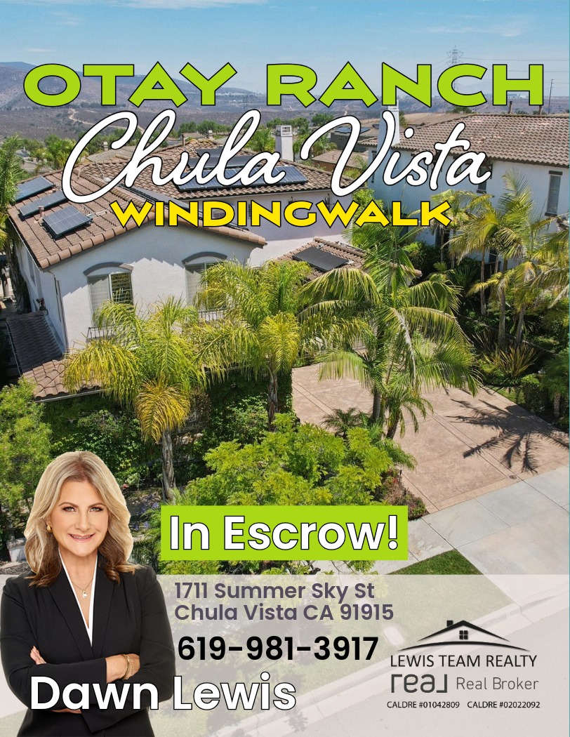Otay Ranch Chula Vista Top Realtor 2026 Home in Escrow