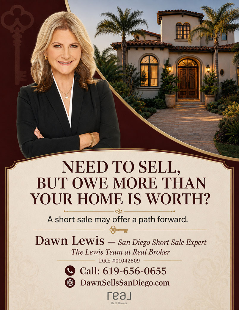 Owe more than my home is worth in San Diego San Diego Short Sale Expert