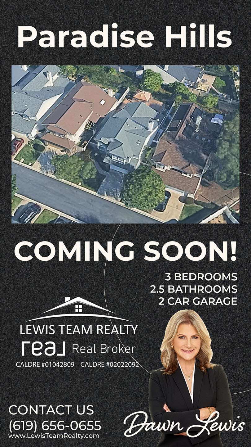Paradise Hills Home for Sale Coming Soon