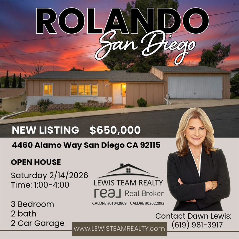 Rolando San Diego Home for Sale