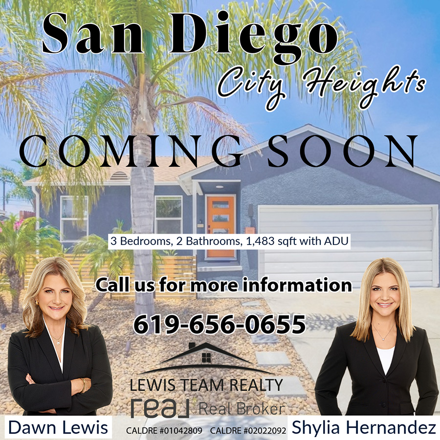 San Diego Home with an ADU Coming Soon