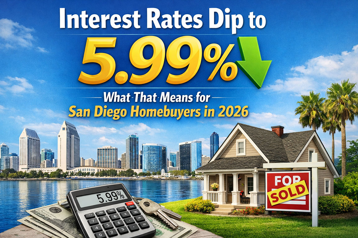 San Diego Real Estate Interest Rates Drop in 2026