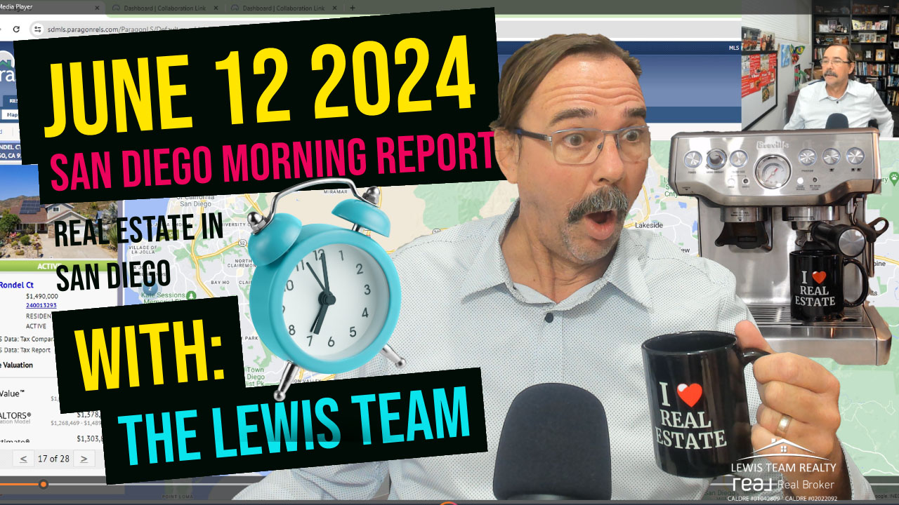 San Diego Real Estate Morning Report June 12 2024