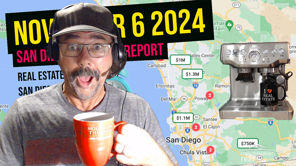 San Diego Real Estate Morning Report November 6 2024