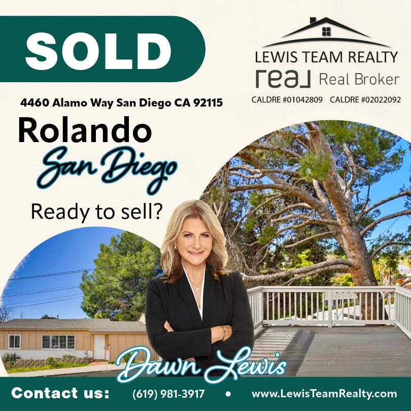 San Diego Real Estate Rolando SOLD 2026